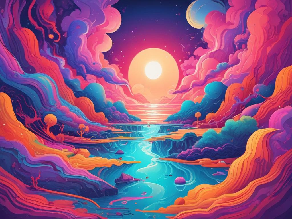 community engagement in cryptocurrency, collaborative digital space, vibrant interactions, fluid